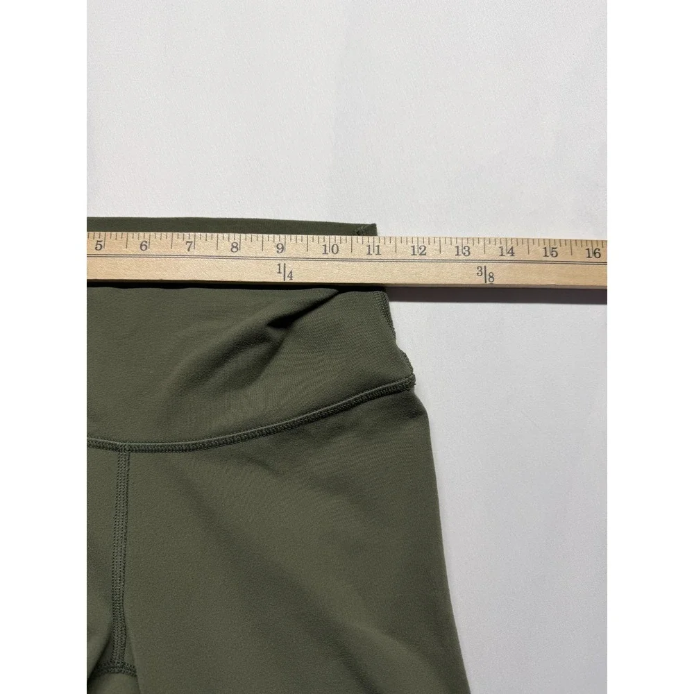 Lululemon‎ Align Leggings Womens 0 Olive Green Logo High Rise Sweat Wicking Yoga